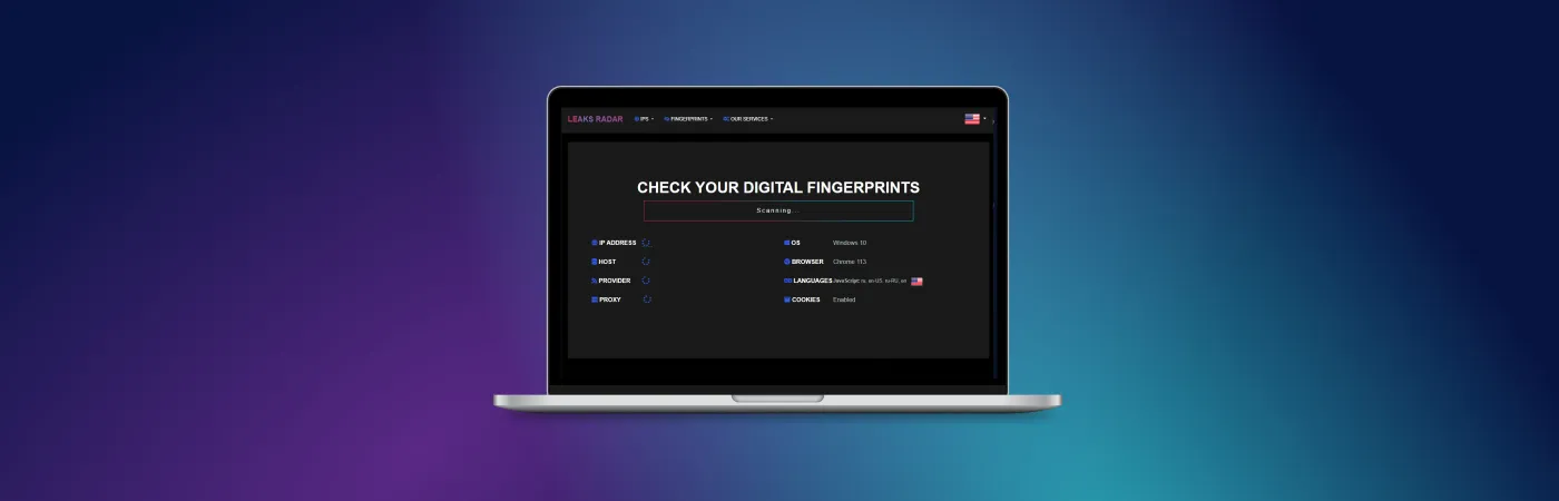 Dienstleistungen: Leaksradar, Website-Generator und Cookie-Konverter