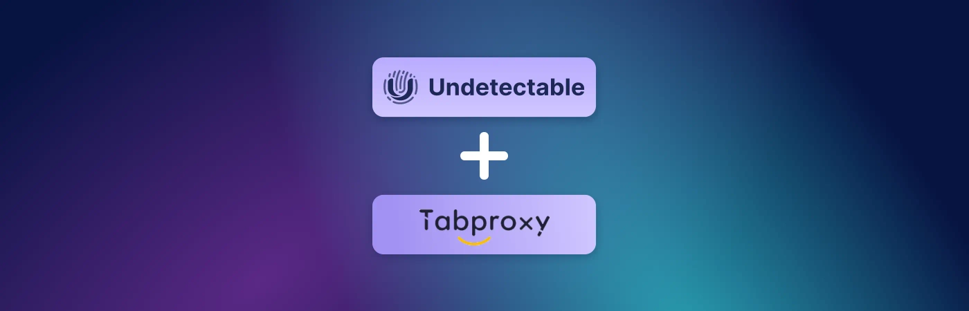 Configurando o proxy TabProxy no navegador antidetect Undetectable.io