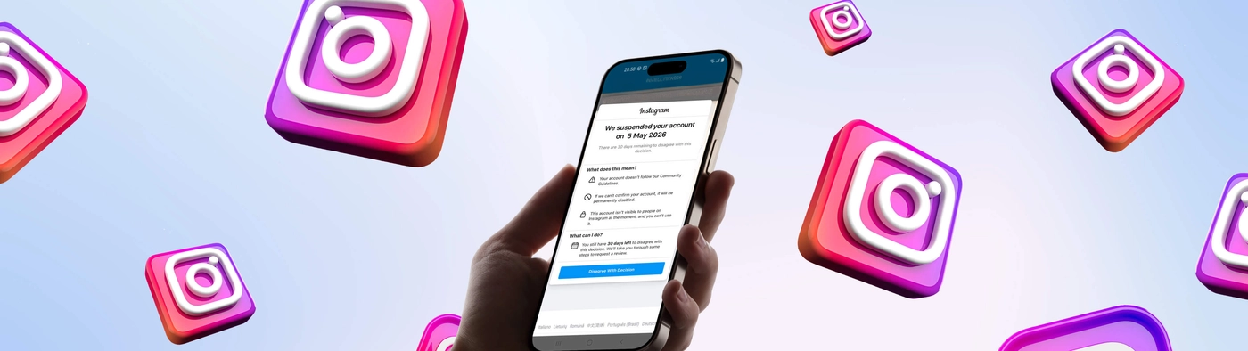  ¿Por qué se suspendió mi cuenta de Instagram? Razones clave y soluciones