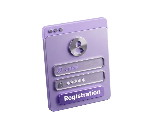 2. Register an account