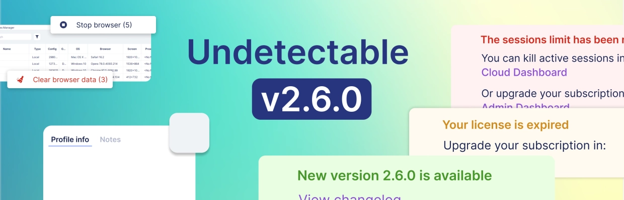 Mise à jour v2.6.0 du bot de cookies sur Chromium et nouvelle interface