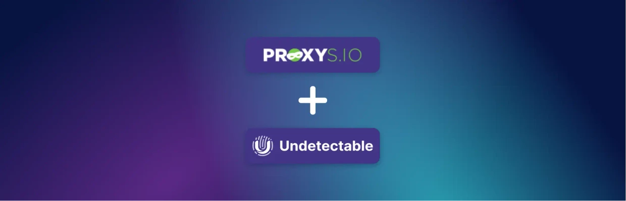 Proxys.io服務中最好的代理在瀏覽器中！Undetectable