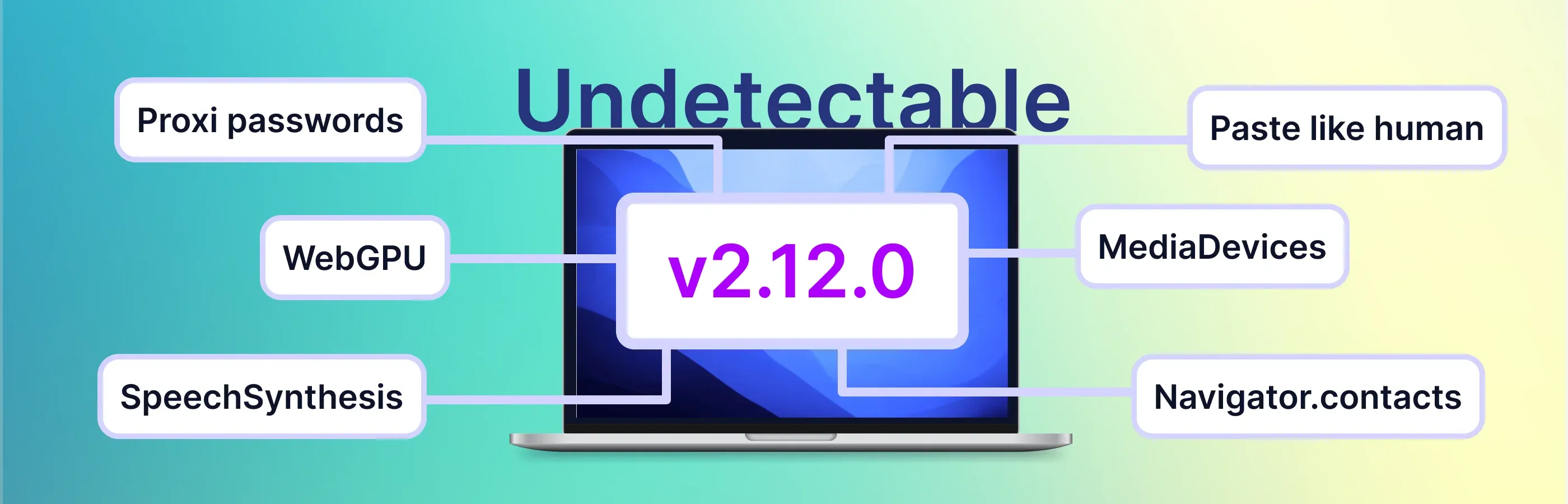 Atualização do navegador Undetectable 2.12: melhorias de impressões digitais e conveniência